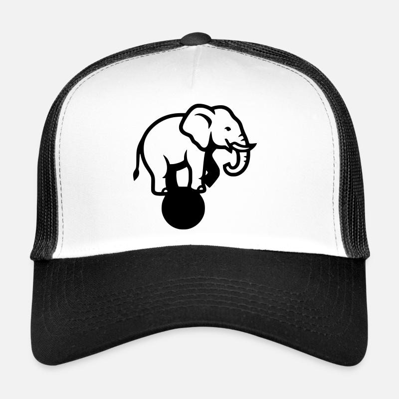 Elefant Ball Zirkus Akrobatik Trucker Cap