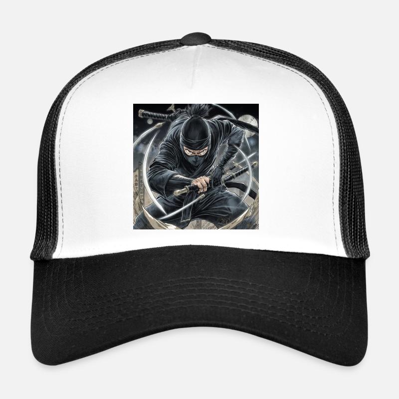 Ninja Schattenkampf Nacht Trucker Cap