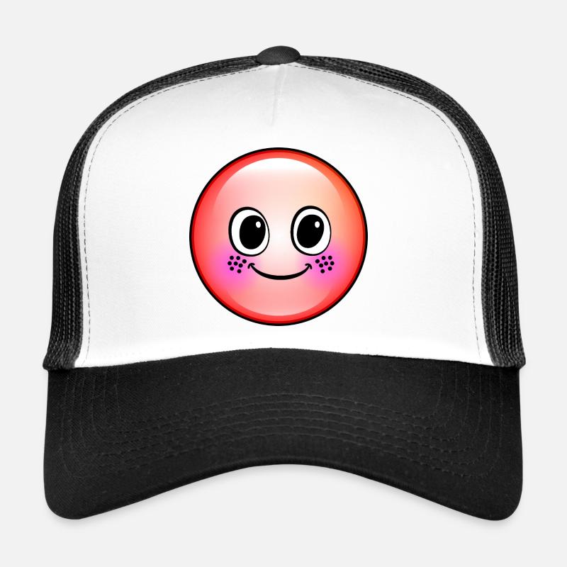 Cute Red Bubble Trucker Cap