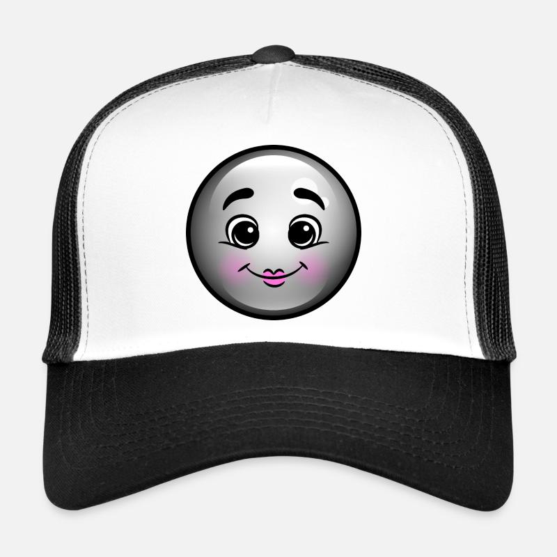 Cute Black Bubble Trucker Cap