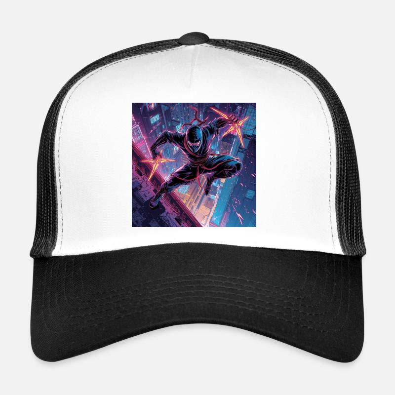Neon Ninja in Urban Jump Trucker Cap