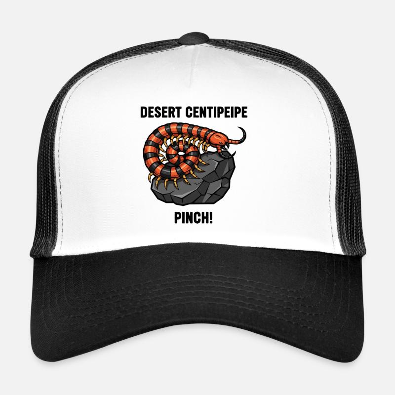 Scolopendre Désert Danger Pinch Centipede Noir Casquette trucker 