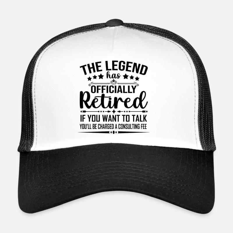 Drôle de déclaration sur la retraite Casquette trucker 