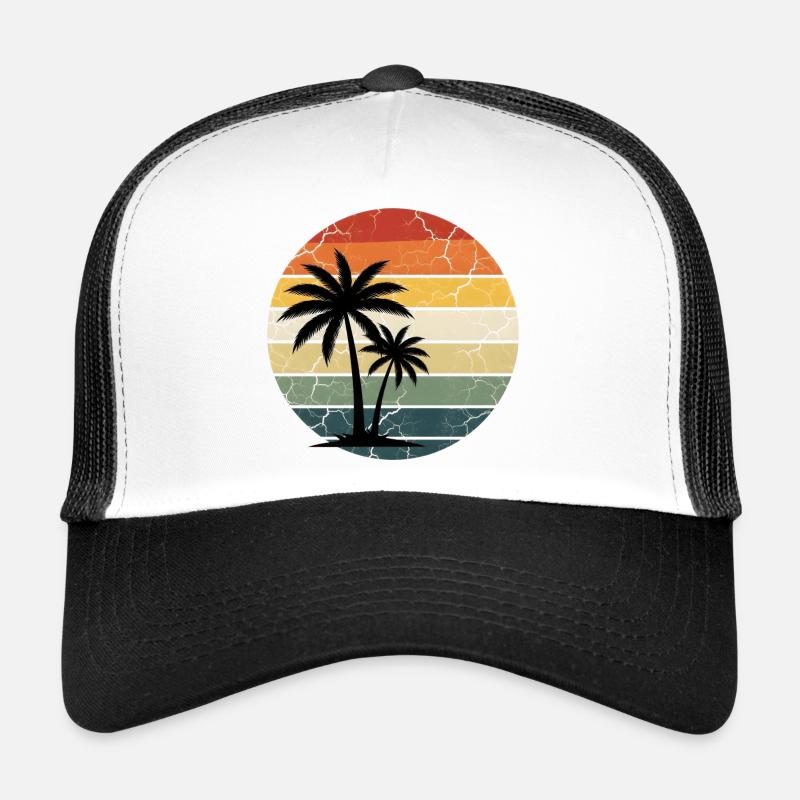 tropicale de vacances à la plage Casquette trucker 