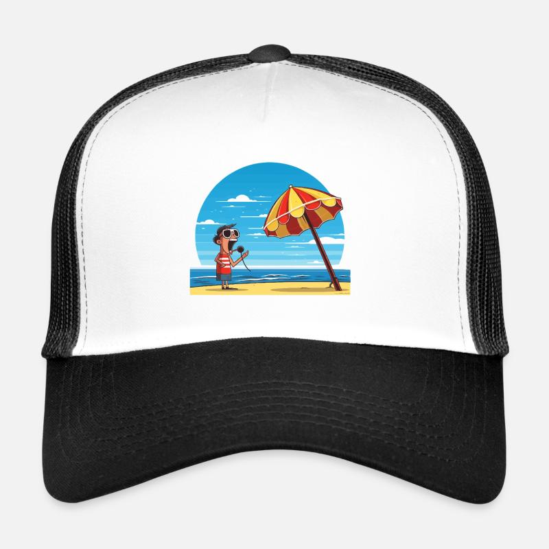Chanson de plage sous parapluie Casquette trucker 