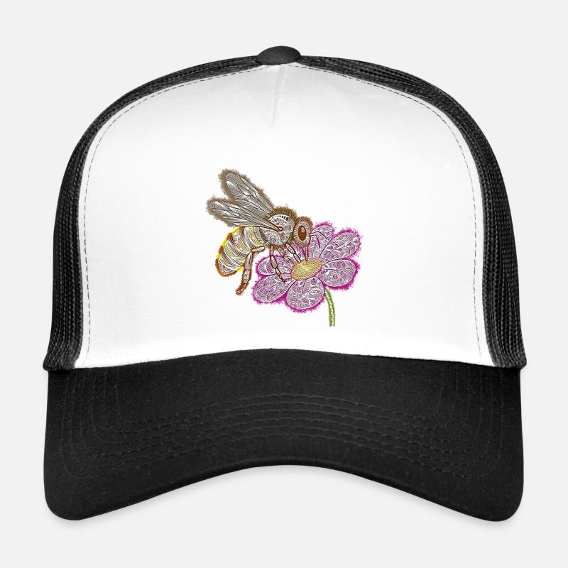 Zentangle-Biene Trucker Cap