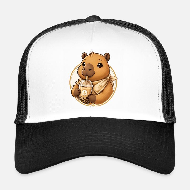 Golden Bear Bubble Tea Charm Trucker Cap