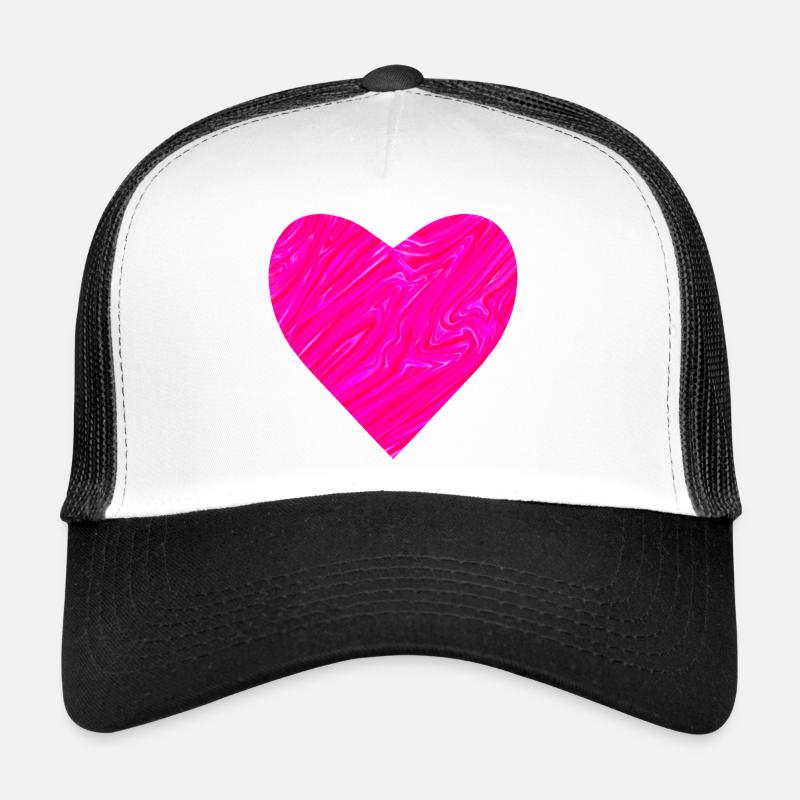 Neon Herz zum Muttertag Trucker Cap
