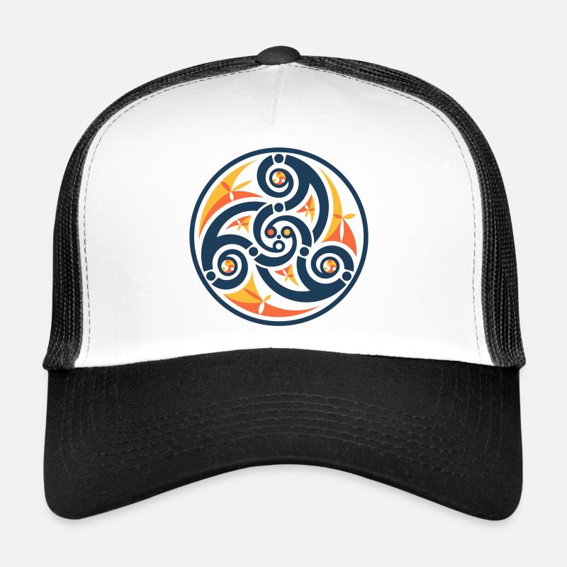 Blue Breton Triskell Trucker Cap