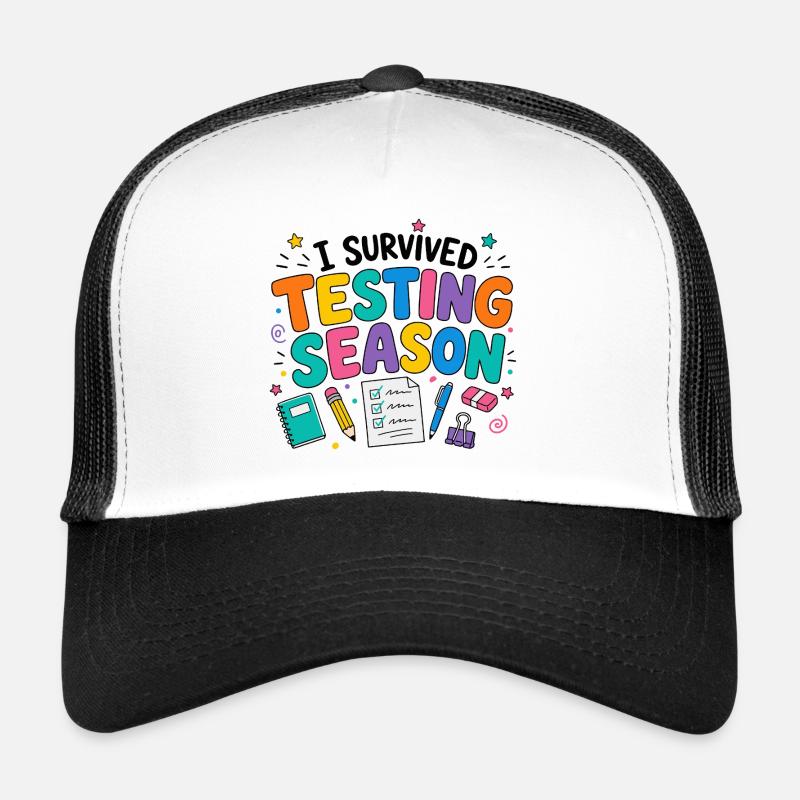 I survived the exam phase School Humor Trucker Cap