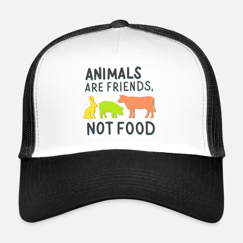Tiere sind Freunde, kein Essen Trucker Cap