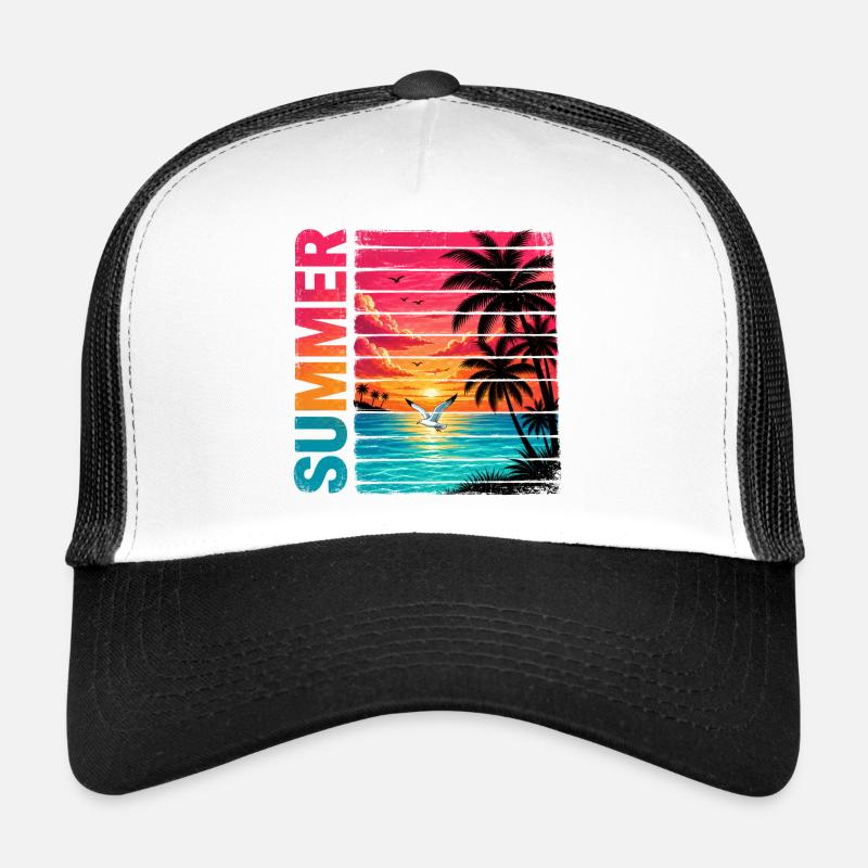 Retro Summer Trucker Cap