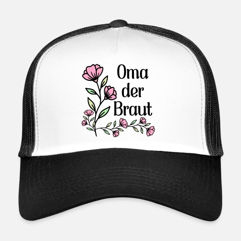 Hochzeitsblumen Oma der Braut Trucker Cap