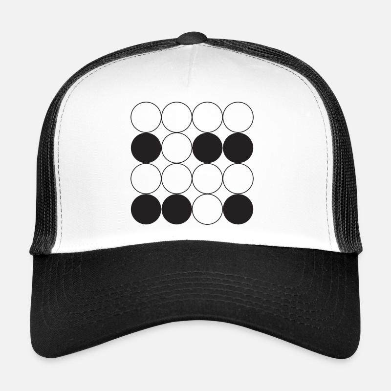 Kreisgitter-Design Trucker Cap