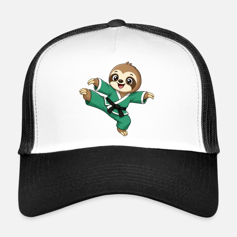 Faultier Karate Tritt Kampfsport Kampfkunst Trucker Cap