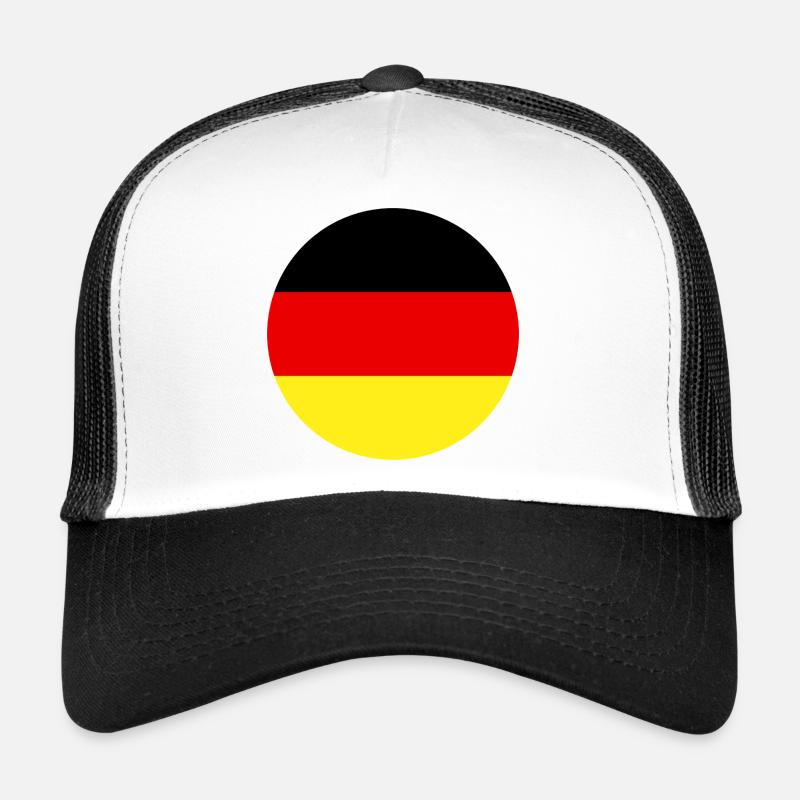 Drapeau rond allemand Casquette trucker 