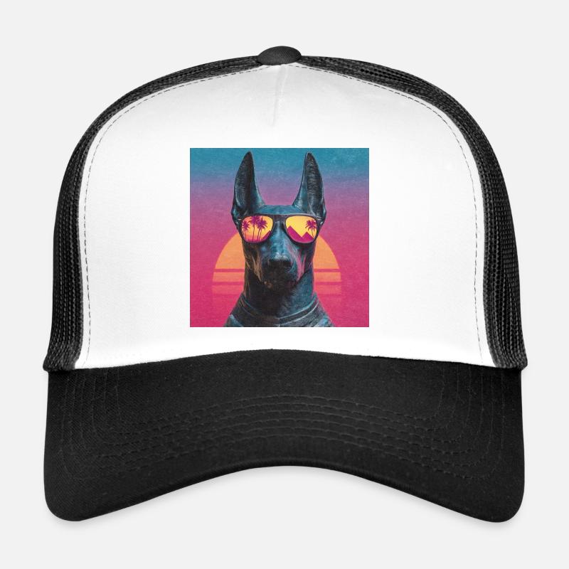 Anubis Synthwave - Gott auf Urlaub Trucker Cap