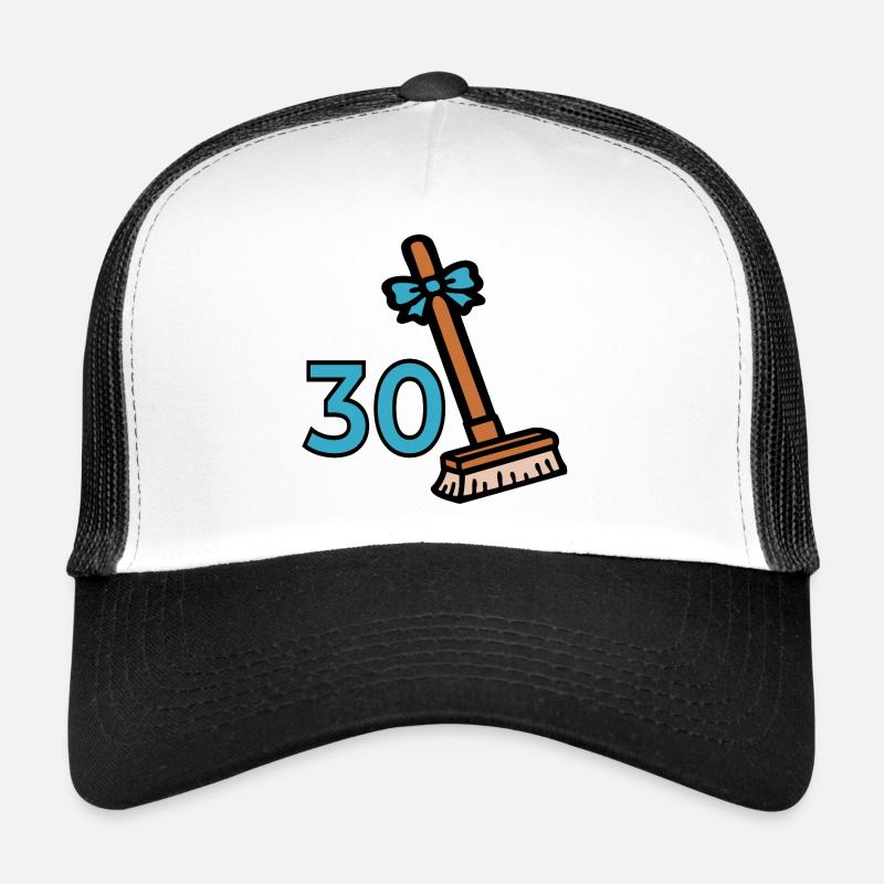 Broom 30th Birthday Trucker Cap