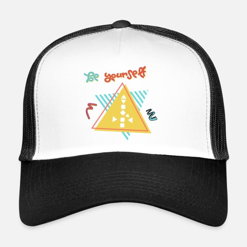 Be Yourself - Trucker Cap - white/black