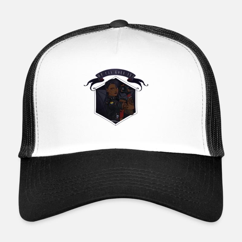 We can roll it! Black - Trucker Cap - white/black