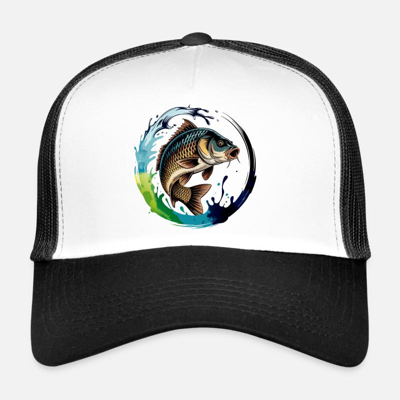 Jumping Carp Trucker Cap