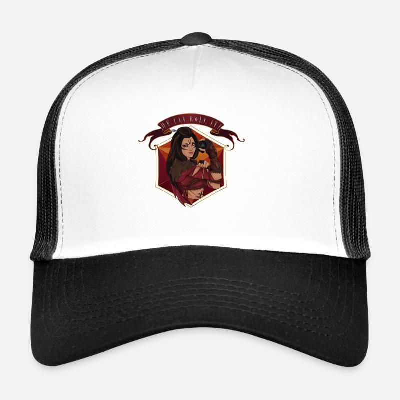 We can roll it! - Druid - Trucker Cap - white/black