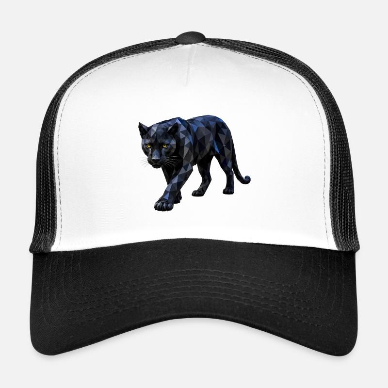 Polygon-Panther - Trucker Cap - Weiß/Schwarz