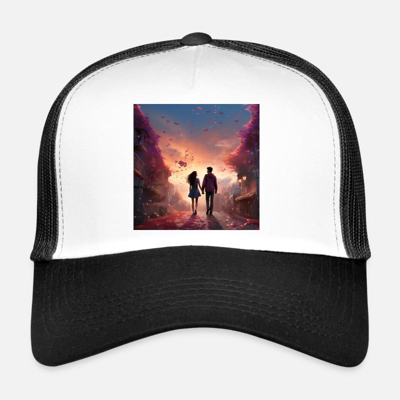 Marche d’amour du soir Casquette trucker 