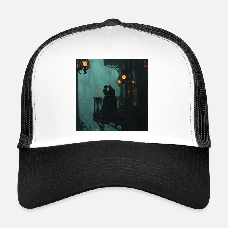 Château à vapeur de la cohésion Casquette trucker 
