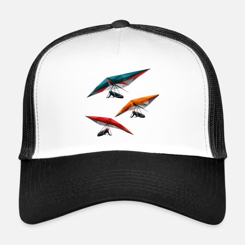 Polygon Hang Gliders Trio - Trucker Cap - white/black