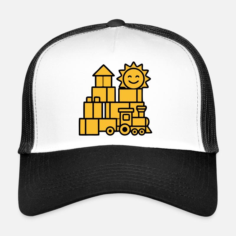 Jouets ferroviaires Blocs de construction Casquette trucker 