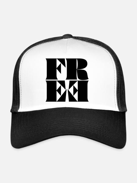 Free - Trucker Cap - white/black