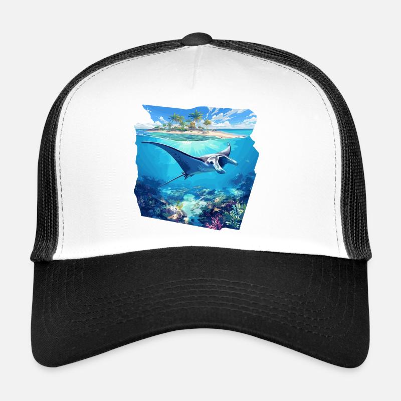 Rays Manta Rays Trucker Cap