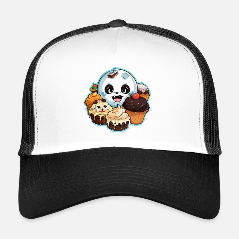 Cupcake Panda Kawaii Casquette trucker 