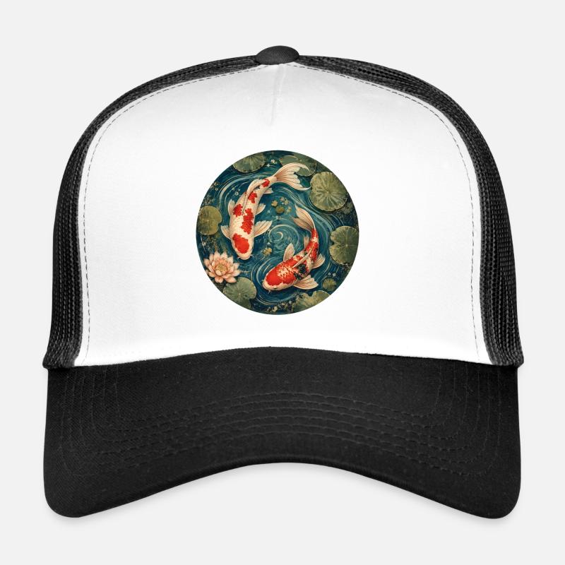 Étang Koi Casquette trucker 
