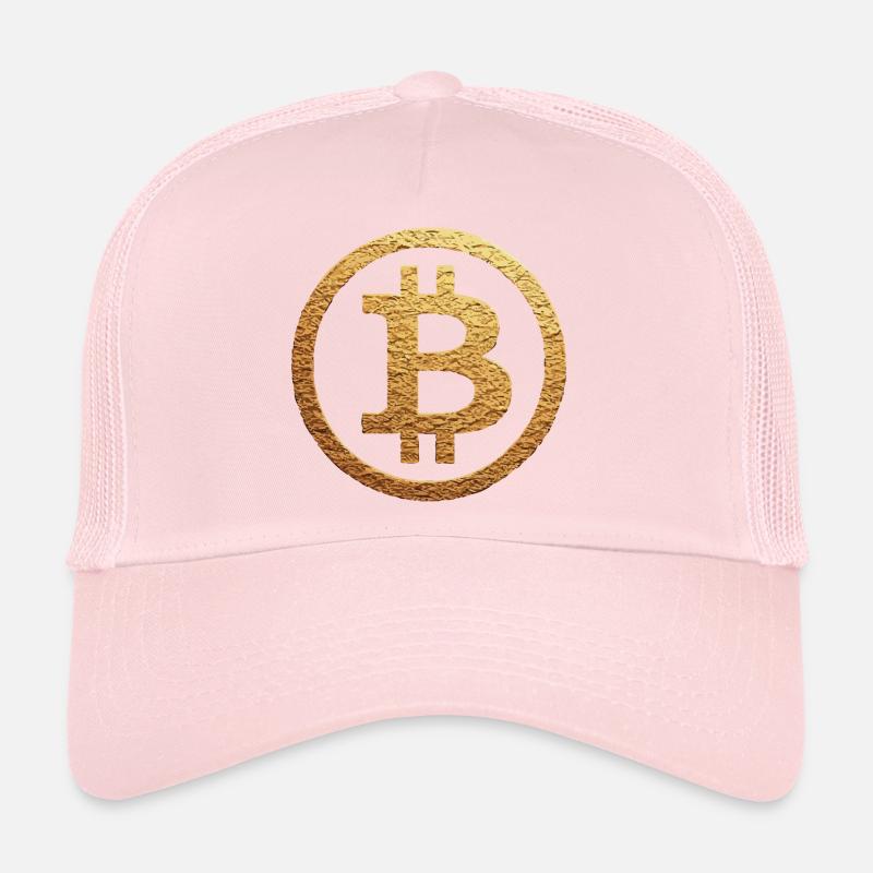 Symbole or Bitcoin Casquette trucker 