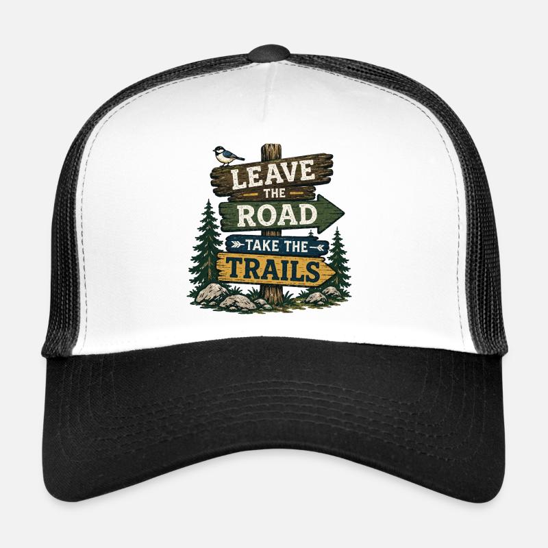 Quitte la route, prends les sentiers Casquette trucker 