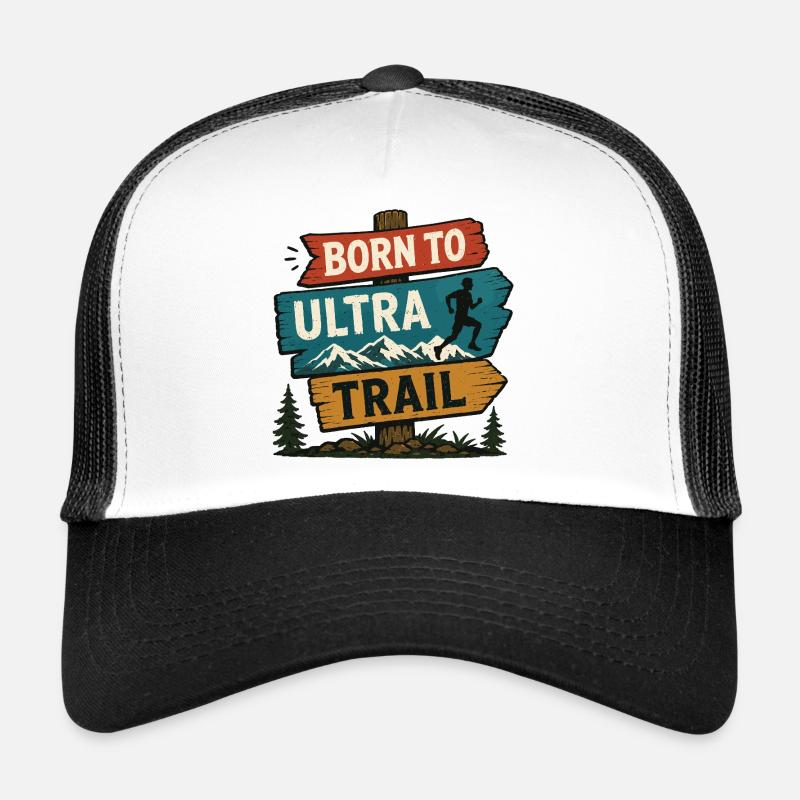 Né pour l’Ultra Trail Casquette trucker 