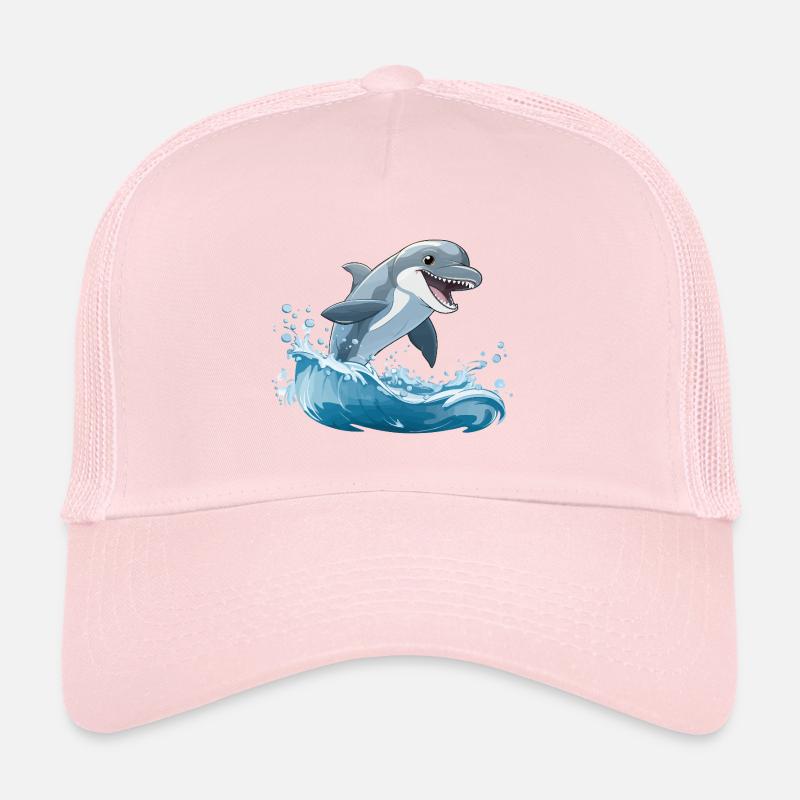 Saut de requin par-dessus les vagues Casquette trucker 