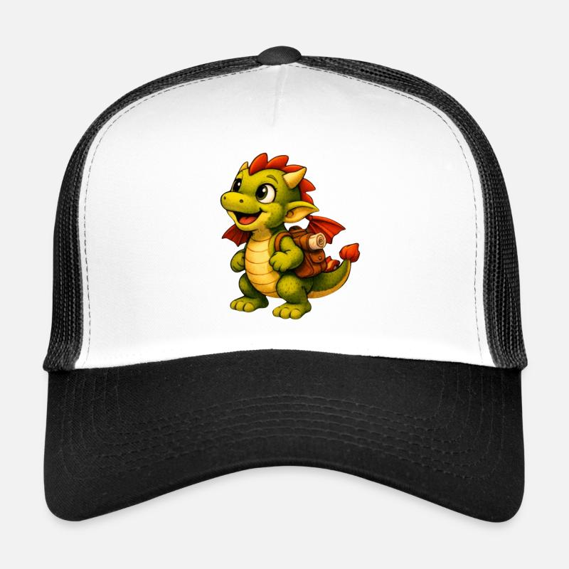 Little Dragon with Backpack Trucker Cap