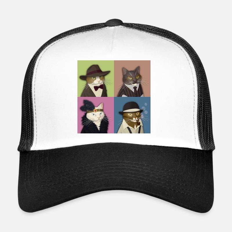 Dapper Cats Quartet Casquette trucker 