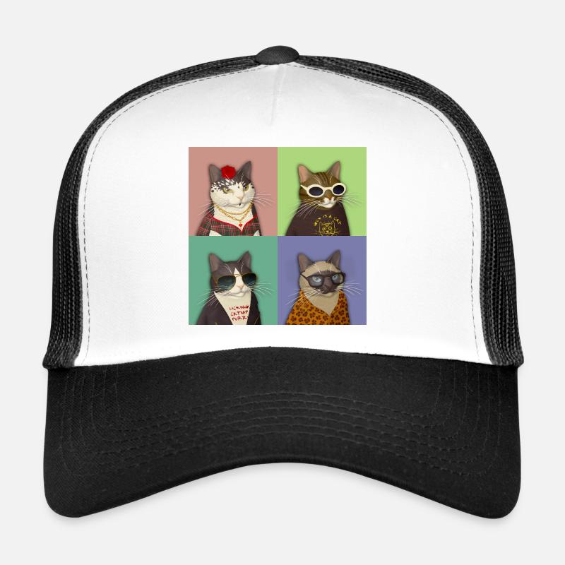 Alt Cats Quartet Trucker Cap
