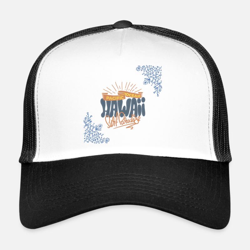 Éclaboussure dans l’océan Pacifique à Hawaï Casquette trucker 