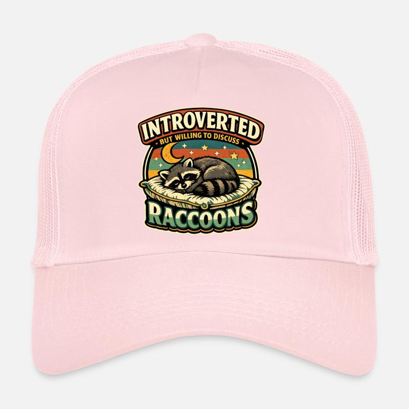 Raton laveur introverti discutable Casquette trucker 