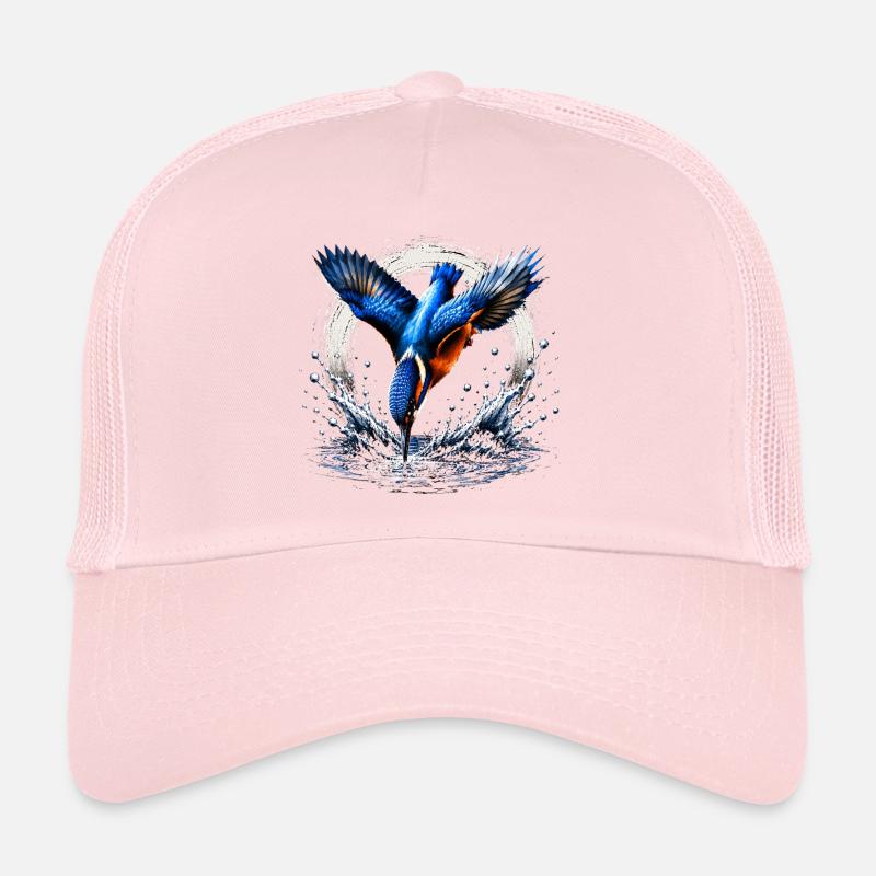 Conception de l’oiseau de pêche Kingfisher Casquette trucker