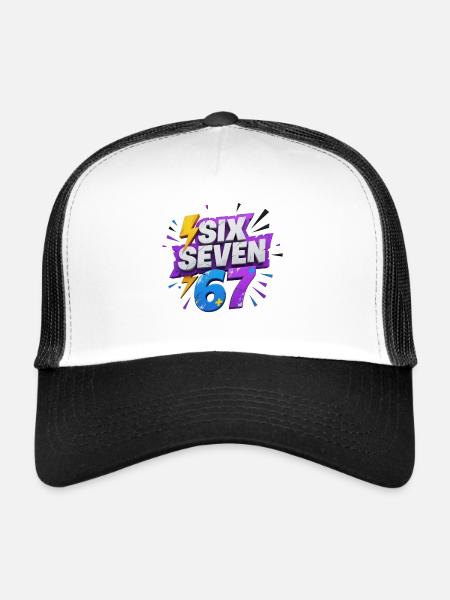 Six Seven 67 - Trucker Cap - Weiß/Schwarz
