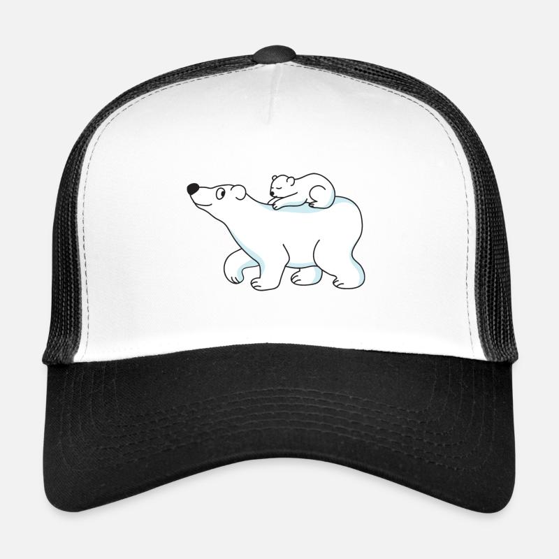 Hiver drôle mignon bébé cool ours Casquette trucker 