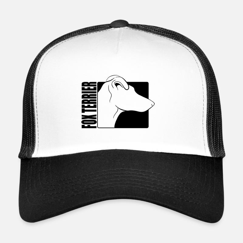 Smooth Fox Terrier Profile Wilsigns Dogs Dog Trucker Cap