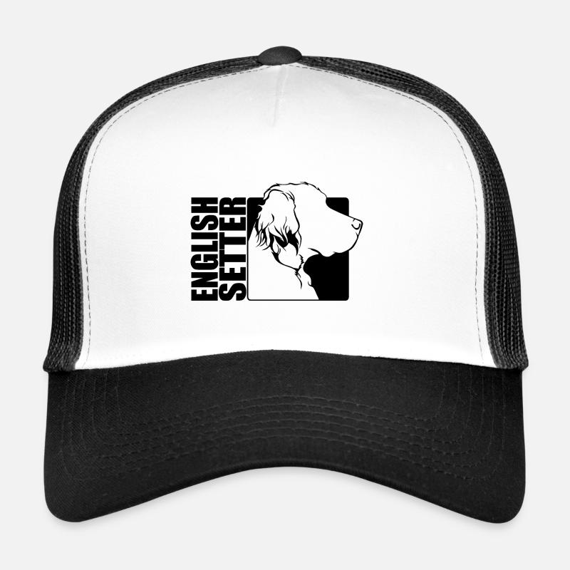 Profil de setter anglais Chiens Chien Wilsigns Casquette trucker 