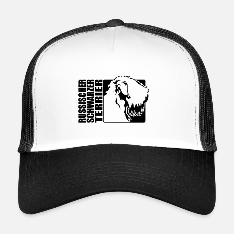 Russischer Schwarzer Terrier Profil Hunde Wilsigns Trucker Cap